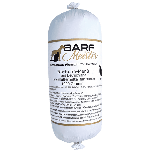BIO Barf Huhn Komplettmenü 1000g