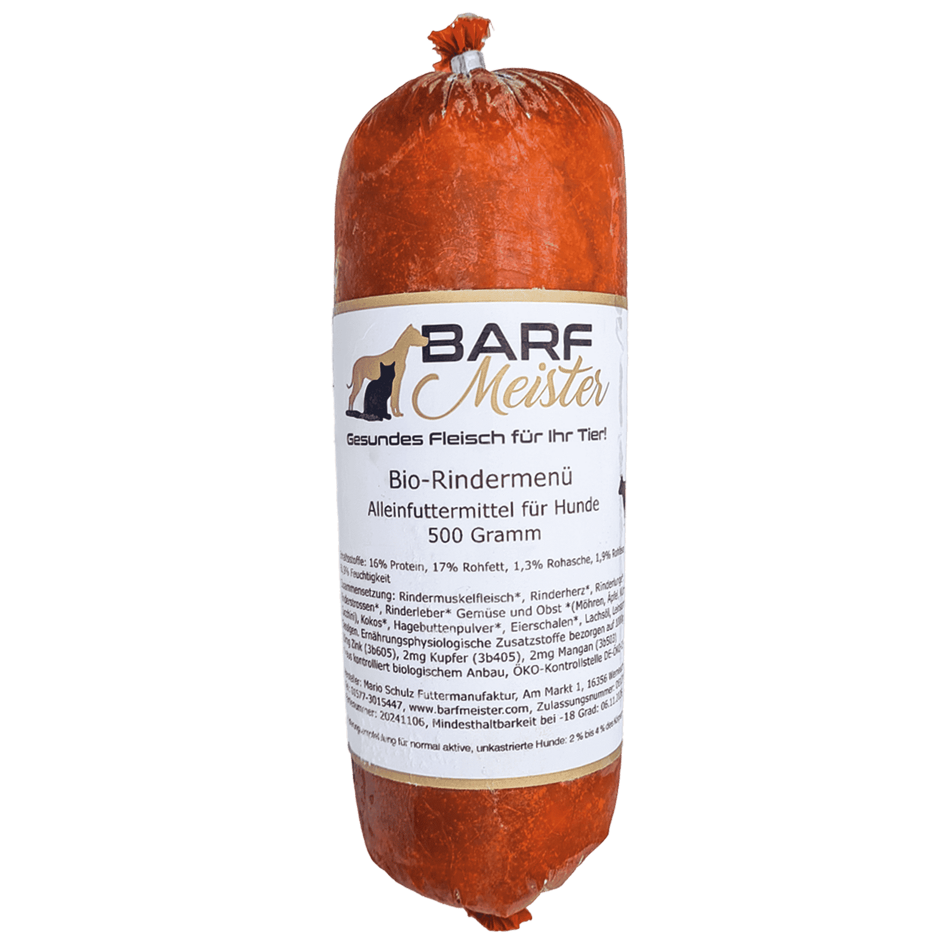 BIO Barf Rind Komplettmenü 500g