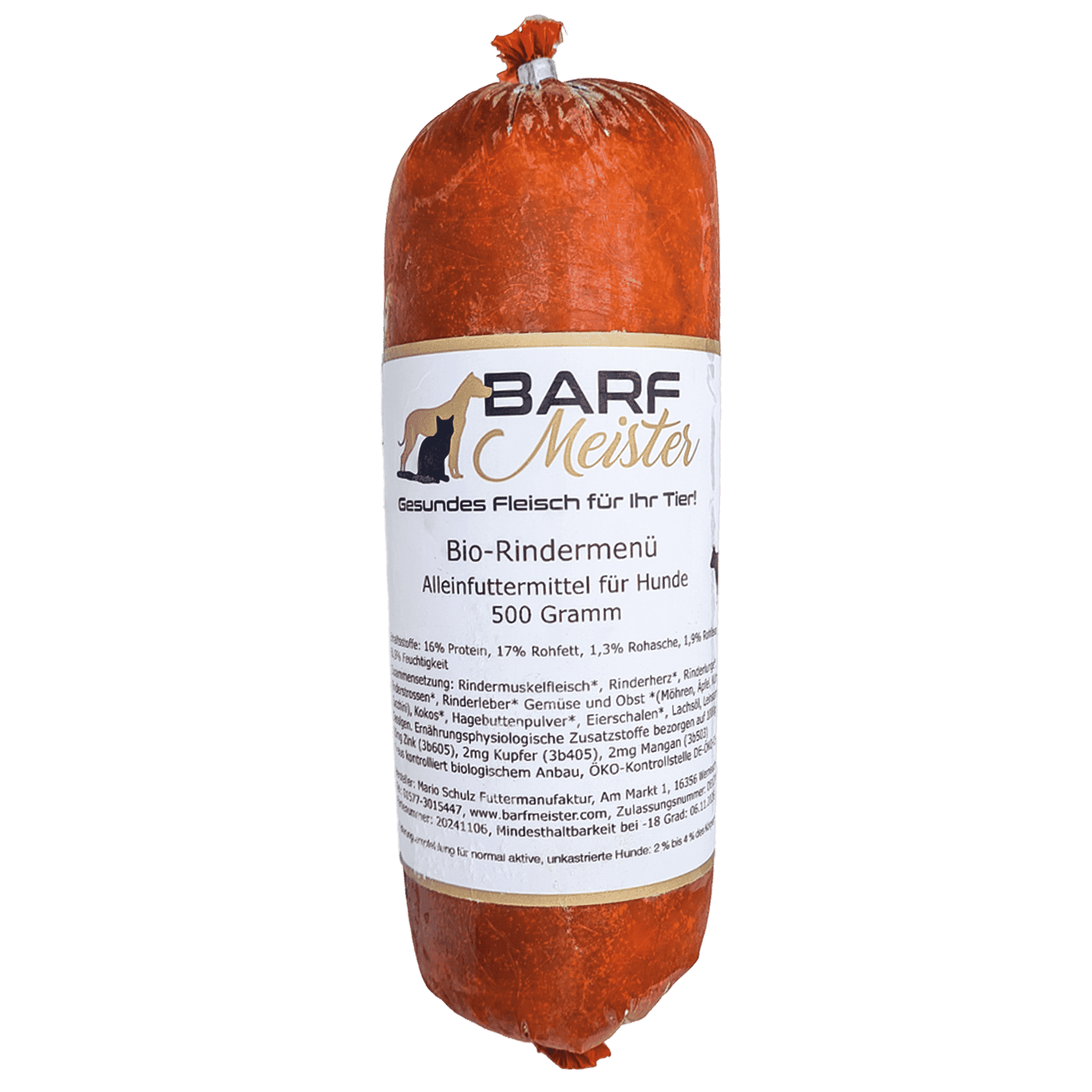 BIO Barf Rind Komplettmenü 500g