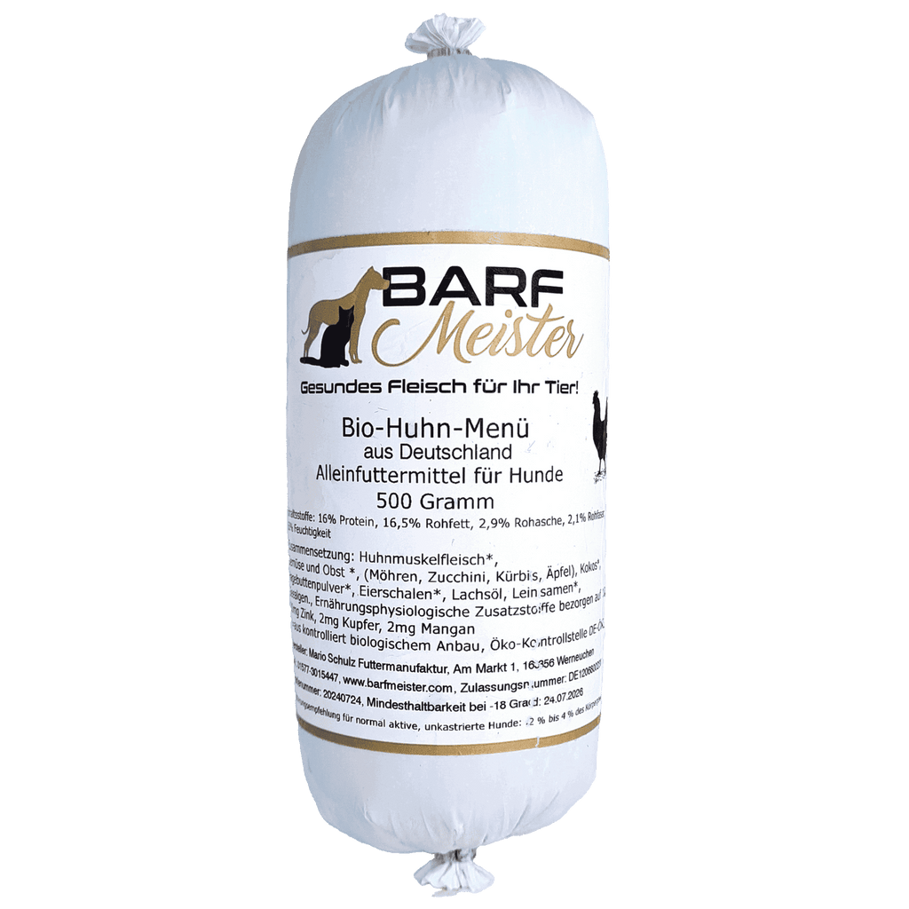 BIO Barf Huhn Komplettmenü 500g