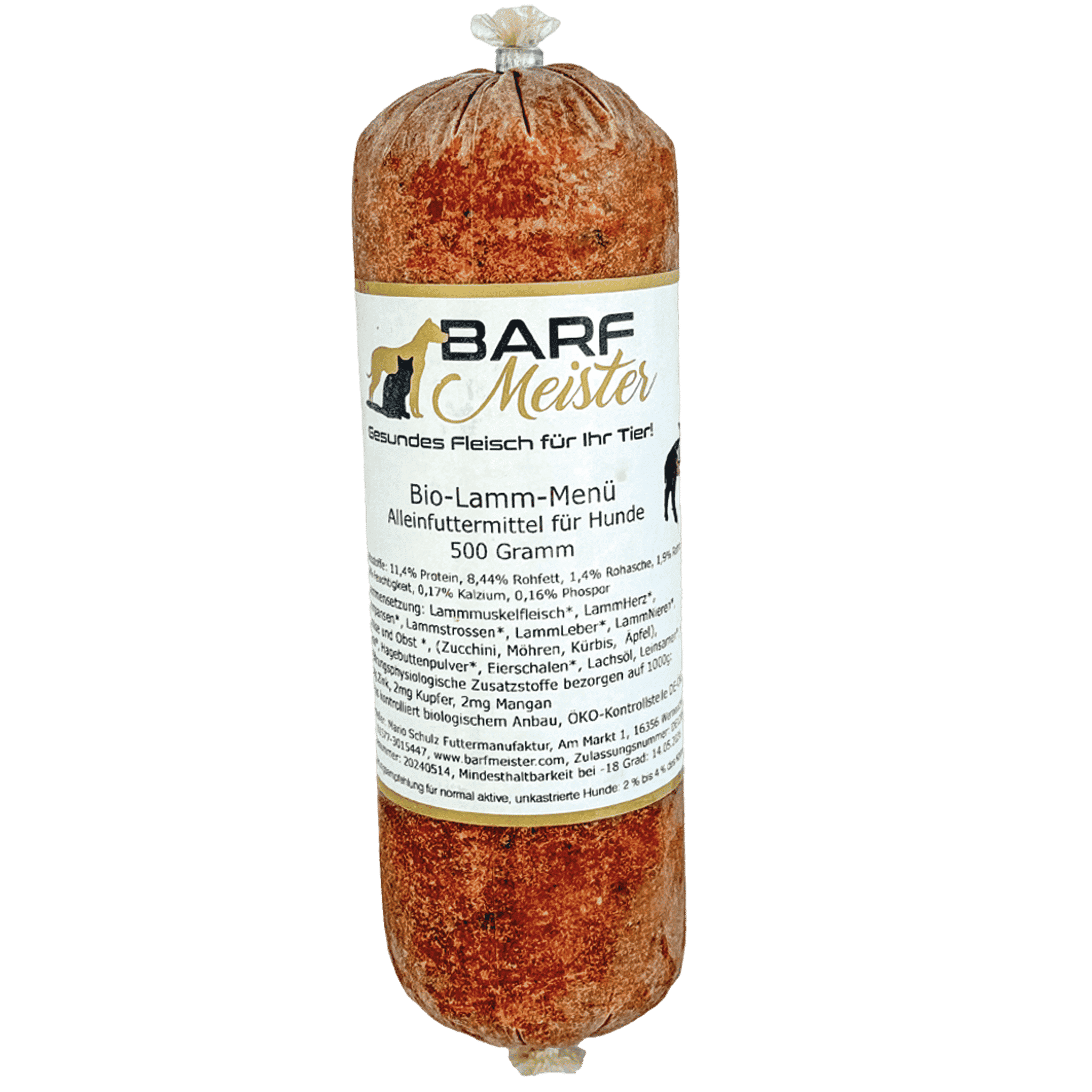 BIO Barf Lamm Komplettmenü 500g